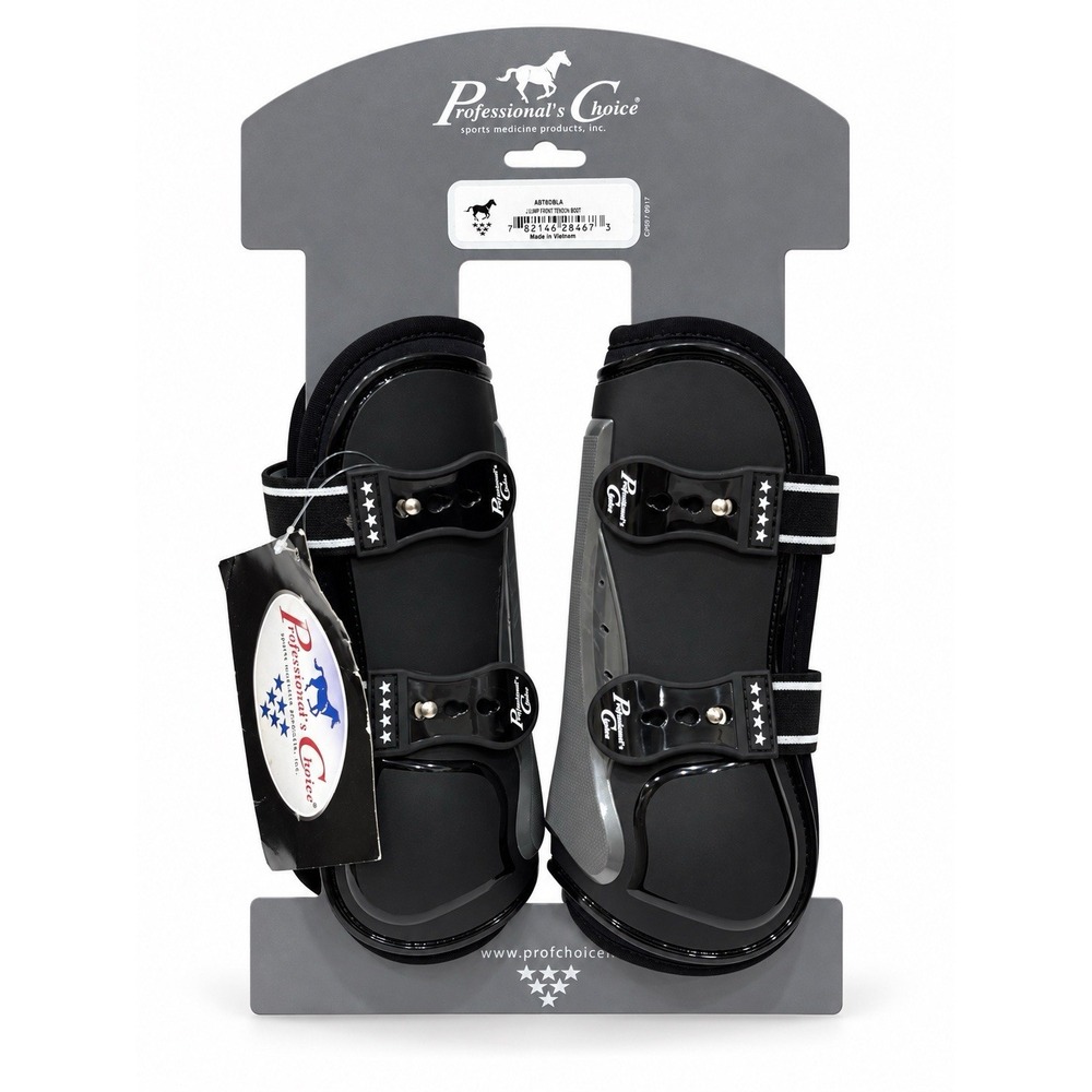 Professional's Choice Pro Performance Open Front Show Jump Boots 2XCool Black